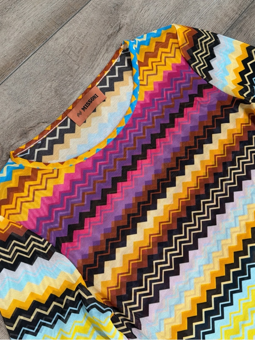 Missoni zig zag printed beach dress - Picture 3 of 6